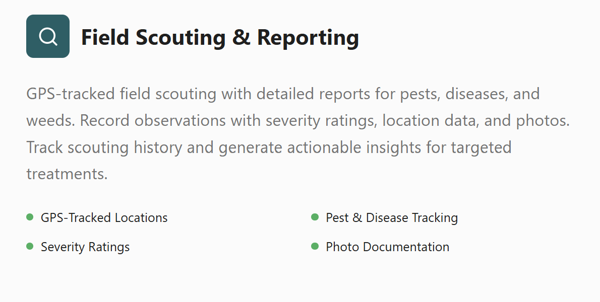 Field Scout Description